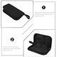 thumbnail image 4 of Kit de reparación de guitarra 1pc Guitarra portátil Limpieza de guitarra Kit de reparación Kit de emergencia de reparación (negro), 4 of 5