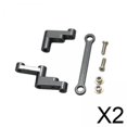 thumbnail image 1 of Componentes de dirección,Componentes de dirección de coche RC para pieza de repuesto 1:16,Dirección de metal RC Manivelas de dirección RC,Accesorios de piezas de actualización de coche, 1 of 8
