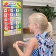 thumbnail image 5 of Kenson Kids I Can Do It Child Magnetic Erasable Reward Chart with Dry Erase Marker, Reusable Plastic Stars, Task Stickers, Multicolor, 5 of 5