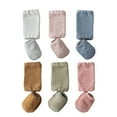 thumbnail image 2 of Dsseng Baby Knee Pads Socks Set Solid Color Anti Slip Socks Kneecap Kid Crawling Safety Floor Socks, 2 of 5