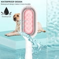thumbnail image 4 of Cat Cleaning Pet Grooming Brush, Self Cleaning Brush Dog Hair Brush for Massage and Removal of Loose Fur (Wet Wipes Included) - style:style3, 4 of 7