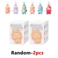 thumbnail image 1 of Para Labubu Heartbeat Macaron esmalte los monstruos cara caja ciega estatuilla de Pvc adorno de mesa muñeca Kawaii regalo de cumpleaños para niños, 1 of 5