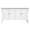 White, variant on Gzxs Modern 4-Door Credenza with Wooden Arc Legs and Bronze Metal Clasps, 59" Storage Sideboard Cabinet for Living Room, Entryway, Bedroom (Navy Blue)