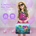 thumbnail image 5 of Joyfy Mermaid Tea Party Set for Girls, Pretend Tin Teapot Set with Teapot, Cups, Plates, Carrying Case, Princess Tea Time Play Kitchen for Christmas Birthday Gift, 5 of 8
