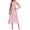 Pink, variant on Women Cotton Silk Long Slip Full Slip For Under Dress Camisoles Slip Dress Petticoat