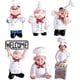 thumbnail image 1 of 6 imanes de refrigerador de chef 3D de resina con dibujos animados creativos de pan y chef, imán para refrigerador, cocina y hogar, 1 of 3