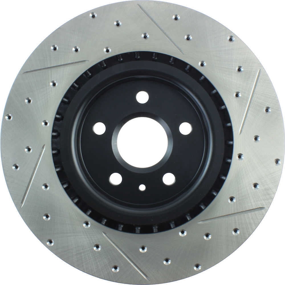 StopTech Slotted & Drilled Sport Brake Rotor Fits select: 2010 CHEVROLET CAMARO, 2011 CHEVROLET CAMARO SS