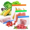 thumbnail image 3 of Tumotour Three Dimensional Food Storage Bag Refrigerator Food Refrigeration Plastic Bag Snacks Sorting Storage Transparent Bag, 3 of 7