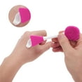 thumbnail image 3 of Unique Bargains 2 Pcs Soft Facial Mask Brush Double-headed Rose Red, 3 of 5