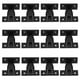 thumbnail image 1 of Juego de 12 clips de plástico para frentes falsos de gabinete, soportes de cajón falsos, clips frontales de cajón falsos para instalación en gabinetes de pared, 1 of 7