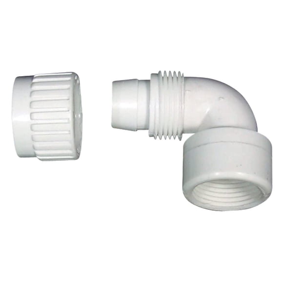 Codo femenino de plástico Flair-It 16802, tamaño 0.5"
