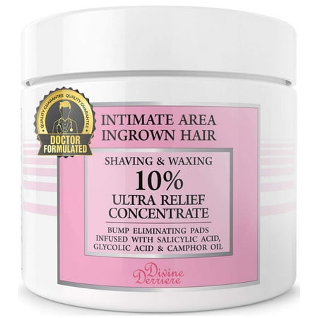 Divine Derriere Ingrown Hair Treatment Pads Razor Bump Stopper