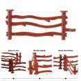 thumbnail image 5 of SHINYPASING 50Pcs Outdoor Fence Decor Plastic Fencing for Event Decorations and Miniature Garden Creation, 5 of 5