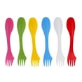 thumbnail image 3 of 2x Bulk 6 of Preimium Sporks - , tenedor y utensilios combinados - de desorden para picnic libre, camping, Zulema Spork multiusos para exteriores, 3 of 7