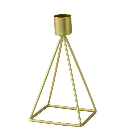 Living Room Tables Elegant Modern Geometric Metal Candle Stand Centerpiece for Living Room Dining Table Bedroom Wedding Decoration Sturdy Iron Frame Centerpiece Table Decorations