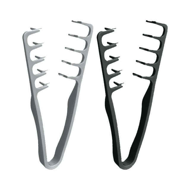 Peine de púas anchas de 2 piezas para dar volumen al cabello, desenredar y cuidar la línea del cabello