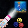 thumbnail image 4 of Space and Space Projector Flashlight and Projector with 3 Discs 24 Images, Story Projector Flashlight Toy for Children Boy and Girl 3 Years Old and Up (Mermaids), 4 of 5