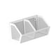 thumbnail image 3 of Cesta colgante de pared, organizador de cocina, elegante, versátil, para montaje en pared, ahorra espacio. Cuadrícula blanca 2, 3 of 9