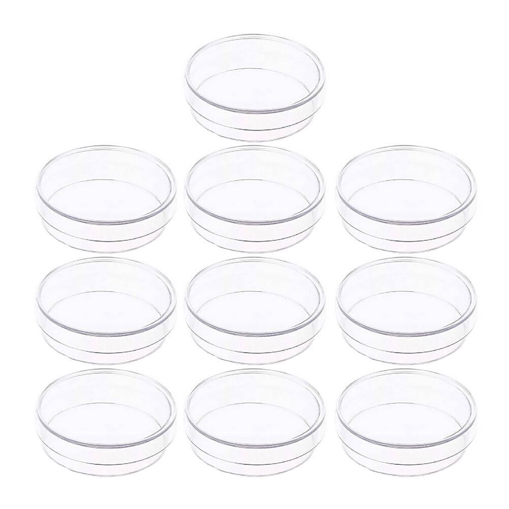 Petri dish 10Pcs Laboratory Plant Cell Tissue Petri Dish with Cover