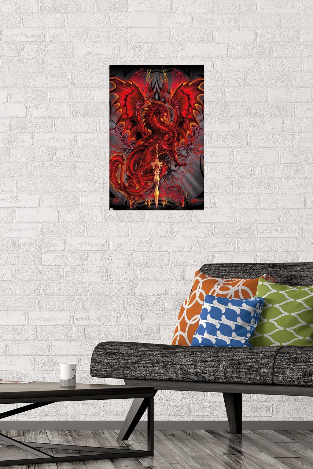 Ruth Thompson - Dragonblade Bloodblade Wall Poster, 14.725" x 22.375"
