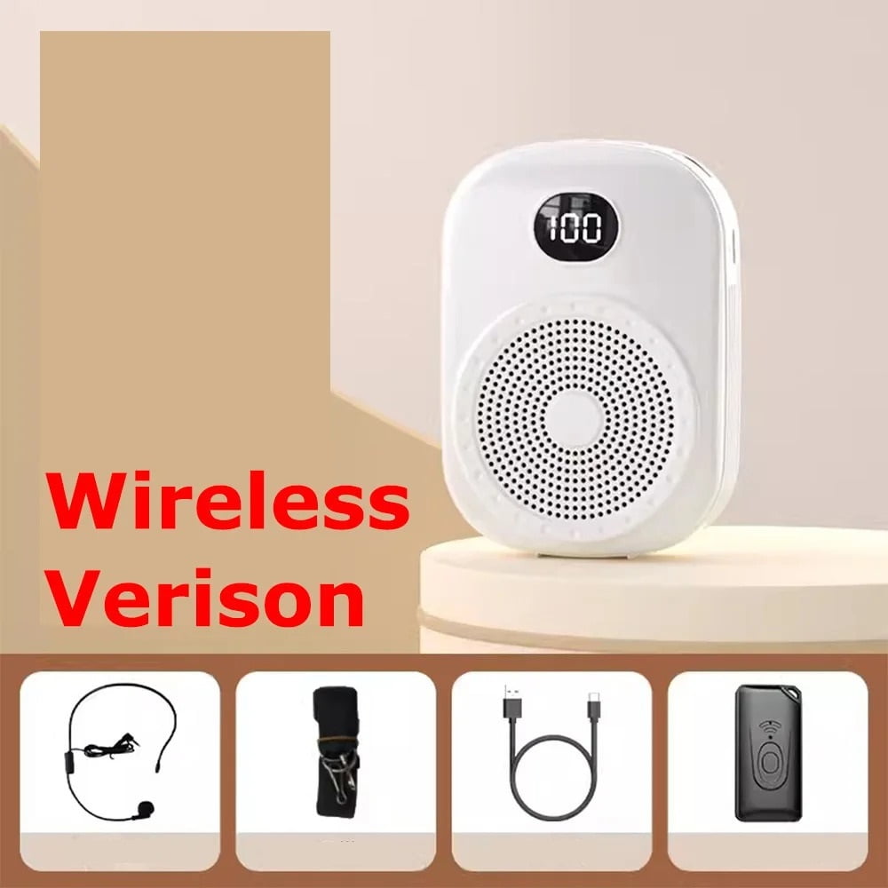8W 4600mAh Wireless Voice Amplifier Multifunctional Portable Personal Voice Speaker ,True Acoustic Power Amplifier