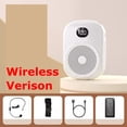 thumbnail image 2 of 8W 4600mAh Wireless Voice Amplifier Multifunctional Portable Personal Voice Speaker ,True Acoustic Power Amplifier, 2 of 8
