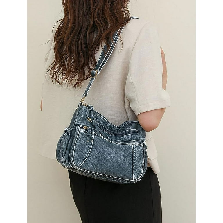 Denim purse walmart deals