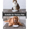 thumbnail image 3 of Pet Feeding Mat-Absorbent Quick Dry Dog Mat for Food and Water Bowl-No Stains Easy Clean Dog Water Dispenser Mat-Dog Accessories-Cat Dog Feeding&Watering Supplies-Dog Water Bowl Mat for Messy Drinkers, 3 of 6