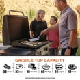 thumbnail image 6 of Blackstone, 2-Burner 28"  Outdoor Combo Griddle with Air Fryer and Hood, 6 of 17