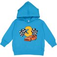 thumbnail image 2 of Inktastic Number Three Race Car Toddler Hoodie, 2 of 4
