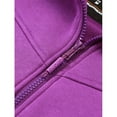 thumbnail image 5 of ORORO Women's Heated Fleece Vest with Battery Pack (Purple,L), 5 of 9