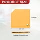 thumbnail image 2 of Espejo de bolsillo cuadrado Uxcell para bolso, espejo compacto de 2.44 pulgadas con funda de cuero (Amarillo), 2 of 7
