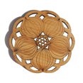 thumbnail image 4 of 2 Pieces Handmade Bamboo Coasters Cork Coasters Coasters Beer Coasters, 4 of 5
