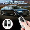thumbnail image 4 of Xotic Tech TPU Full Protect Smart Remote Control Key Fob Cover Holder Accessories Shell Case Compatible with Audi A6 A7 A8 E-Tron Q8 SQ8 2018-2022,A3 Q7 S3 S6 SQ7 RS6 S7 RS7 2020-2022, Silver, 4 of 8