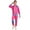 Pink, variant on YONGHS Kids 70s 80s Hippie Disco Outfits Hip Hop Windbreaker Jacket Sport Tracksuit Retro Shell Suit Pink XS