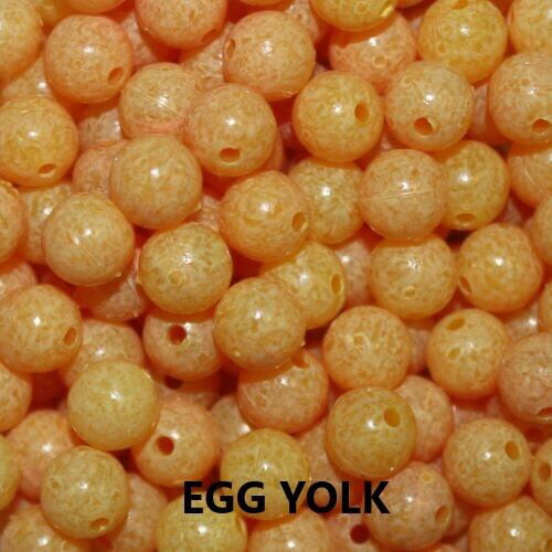 Troutbeads Mottlebeads Egg Yolk 6-10mm Trout Fishing Bead (6mm)