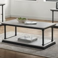 thumbnail image 6 of Furniture of America Laem 3-Piece Coffee Table Set, Antique White, 6 of 11