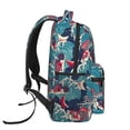 thumbnail image 3 of Gaeub Fish In The Wave Ergonomic Lightweight Laptop Backpack - Multiple Pockets for School, Work, Travel, Outdoor Activities -One Size, 3 of 5