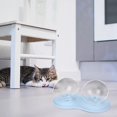 thumbnail image 2 of asddcavvf Revolutionary Cat Bowl Set: Eggshell Double Bowls for Neck & Spill Design Automatic Water, 2 of 5