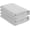 Light Gray, variant on 2 Pack Fitted Hospital Bed Sheets – 36” x 84” x 12” | Ultra Soft Double Brushed Microfiber | Deep Pocket Sheet with Full Elastic | Breathable, Durable & Wrinkle-Resistant – White