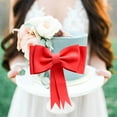 thumbnail image 3 of NOGIS 2Pcs Red Oversized Bow Cake Toppers for Girls Bow Cake Decoration Wedding Cake Toppers Cake Decorating Kit for Girl Birthday Wedding Party Cake Decorations, 3 of 7