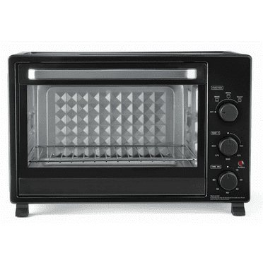 Mainstays XL Toaster Oven, 34QT, 6-Slice Family Size, Black, 1500W, New