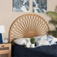 thumbnail image 6 of Bowery Hill Bohemian Natural Rattan Queen Size Standalone Headboard, 6 of 8