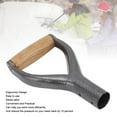 thumbnail image 4 of Shovel Handle, Y Shaped Replacement Spade Handle with Wooden Grip for Garden Digging Raking Tool, Easy to Install Ergonomic Design 3.1cm Inside Diameter 23x12cm, 4 of 7