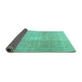 thumbnail image 2 of Ahgly Company Indoor Rectangle Persian Turquoise Blue Traditional Area Rugs, 7' x 10', 2 of 4