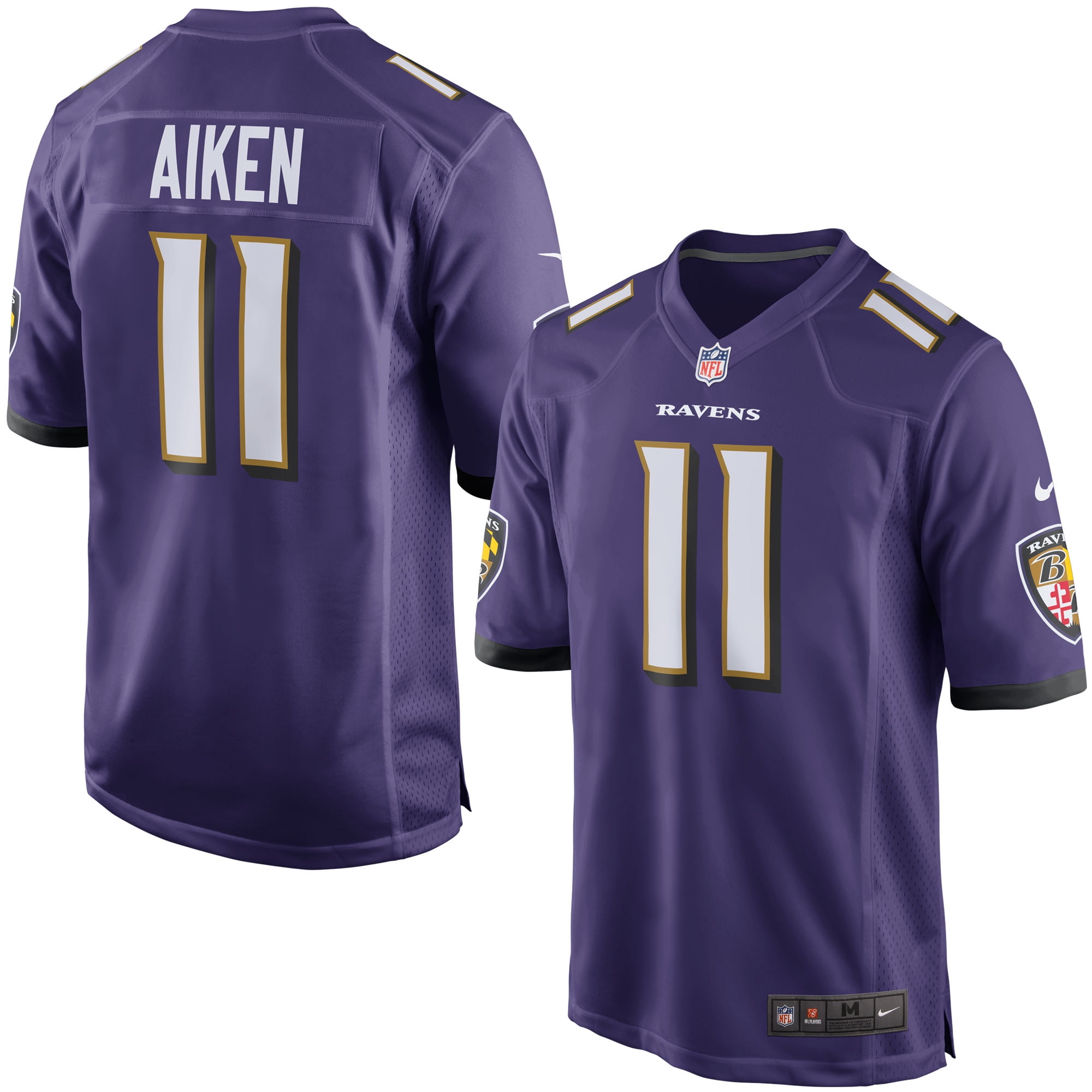 Kamar Aiken Baltimore Ravens Nike Youth Game Jersey - Purple - Walmart.com