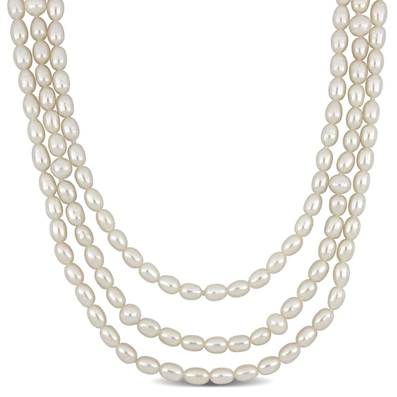 Everly Women's Cultured Pearl Sterling Silver Necklace