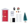 thumbnail image 2 of Mini juego de puertas de madera, mini juego de puertas de madera, casa de muñecas, juego de Navidad, casa de muñecas, juego de Navidad en miniatura, calidad superior, 2 of 9