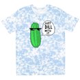 thumbnail image 2 of Inktastic Just Dill with It Chill Dill Pickle in Sunglasses T-Shirt, 2 of 4