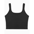 thumbnail image 3 of Tank Top for Women Square Neckline Sleeveless Trendy Sexy Tops Slim Fitted Summer Yoga Tops, 3 of 6